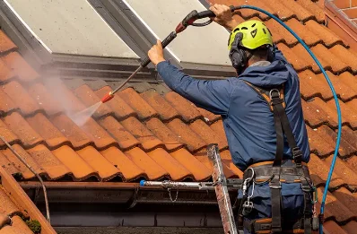 Démoussage et hydrofuge de toiture à Epiry